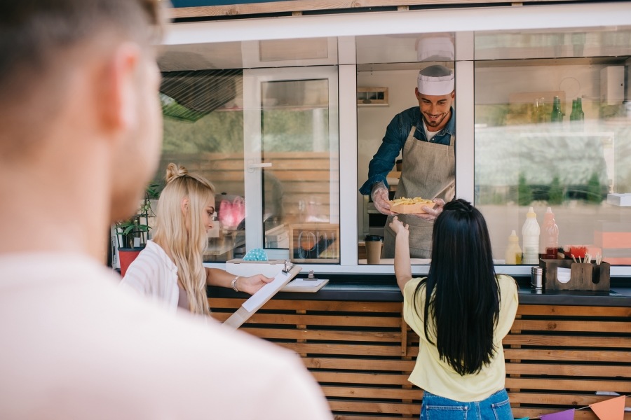 Food truck con BBQ o fiesta corporativa